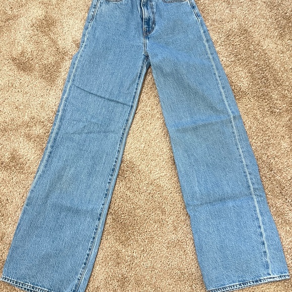 Levi’s Ribcage Wide Leg Jeans Size 23 - Picture 8 of 9